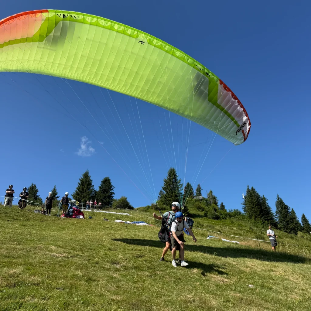 Tandemfliegen am Zwölferhorn in St. Gilgen am Wolfgangsee